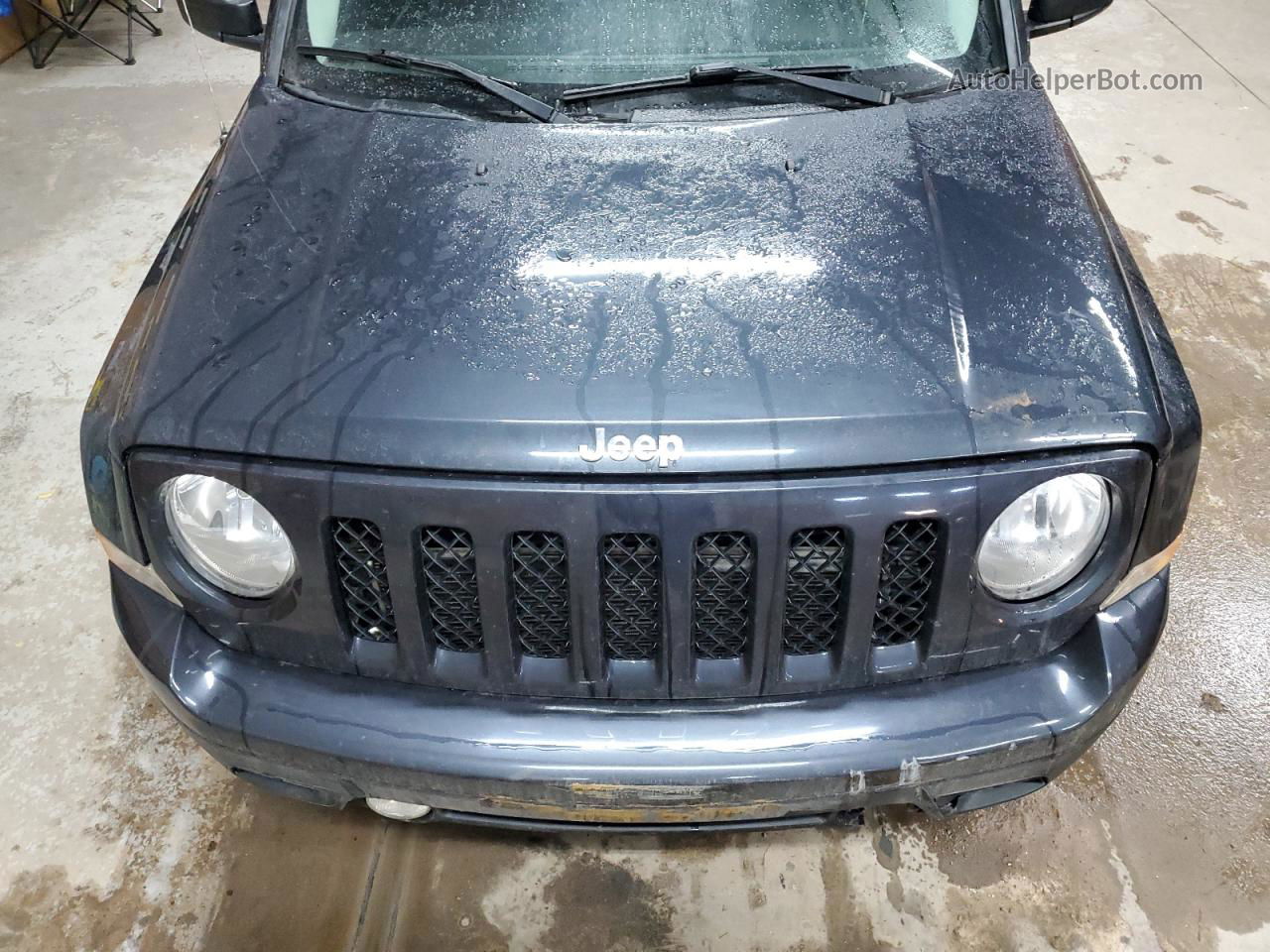 2014 Jeep Patriot Latitude Gray vin: 1C4NJRFB4ED617370