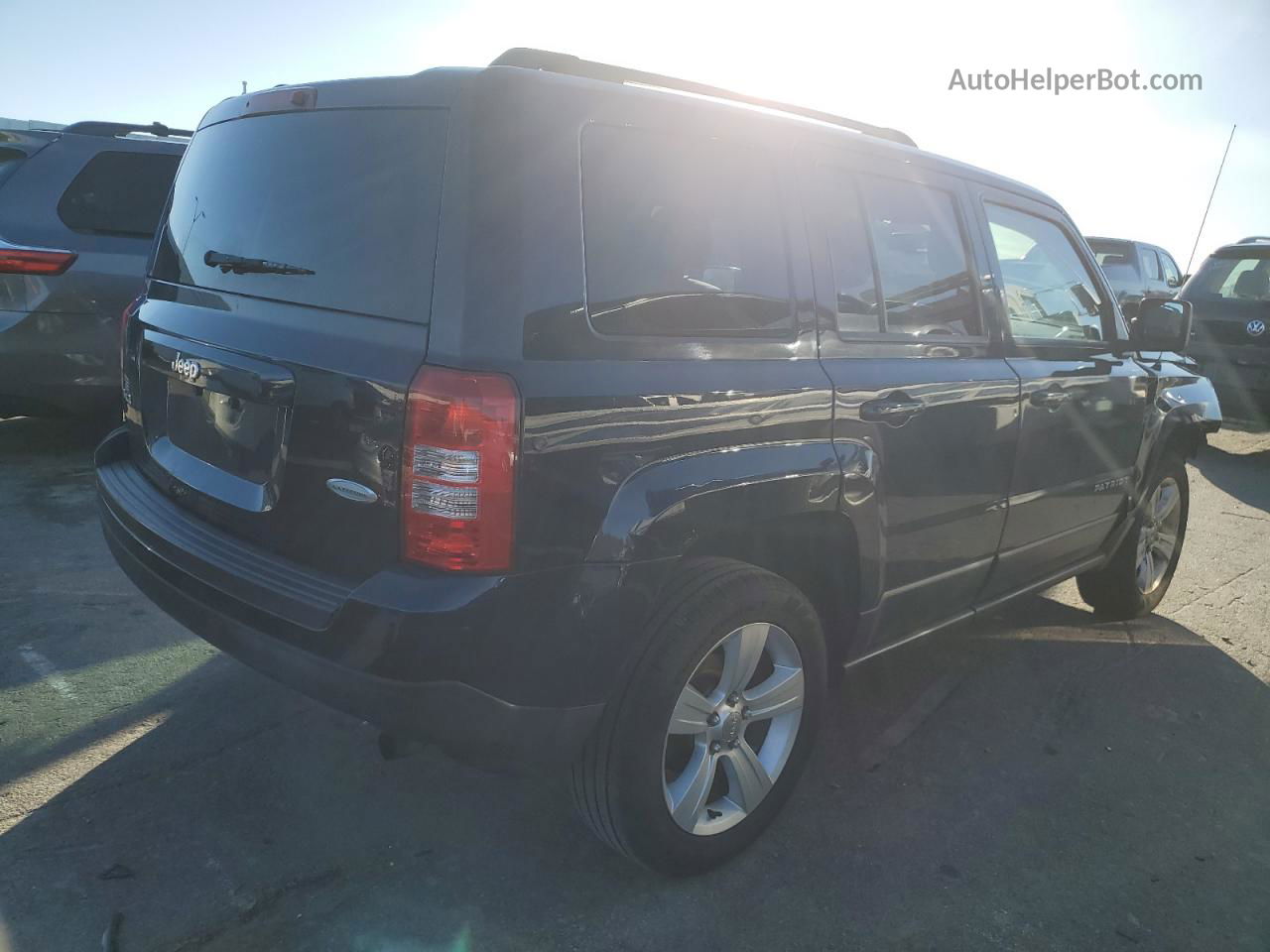 2014 Jeep Patriot Latitude Синий vin: 1C4NJRFB4ED653026