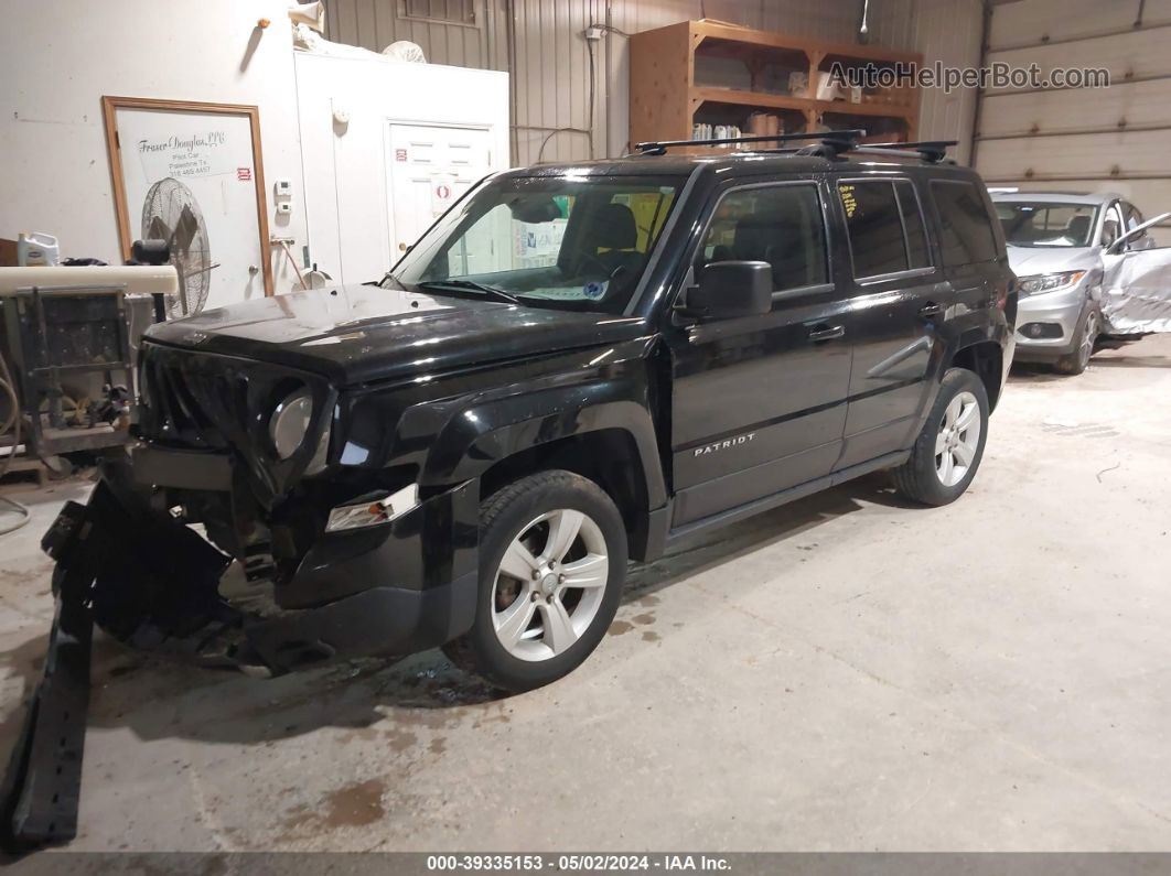 2014 Jeep Patriot Latitude Черный vin: 1C4NJRFB4ED689198