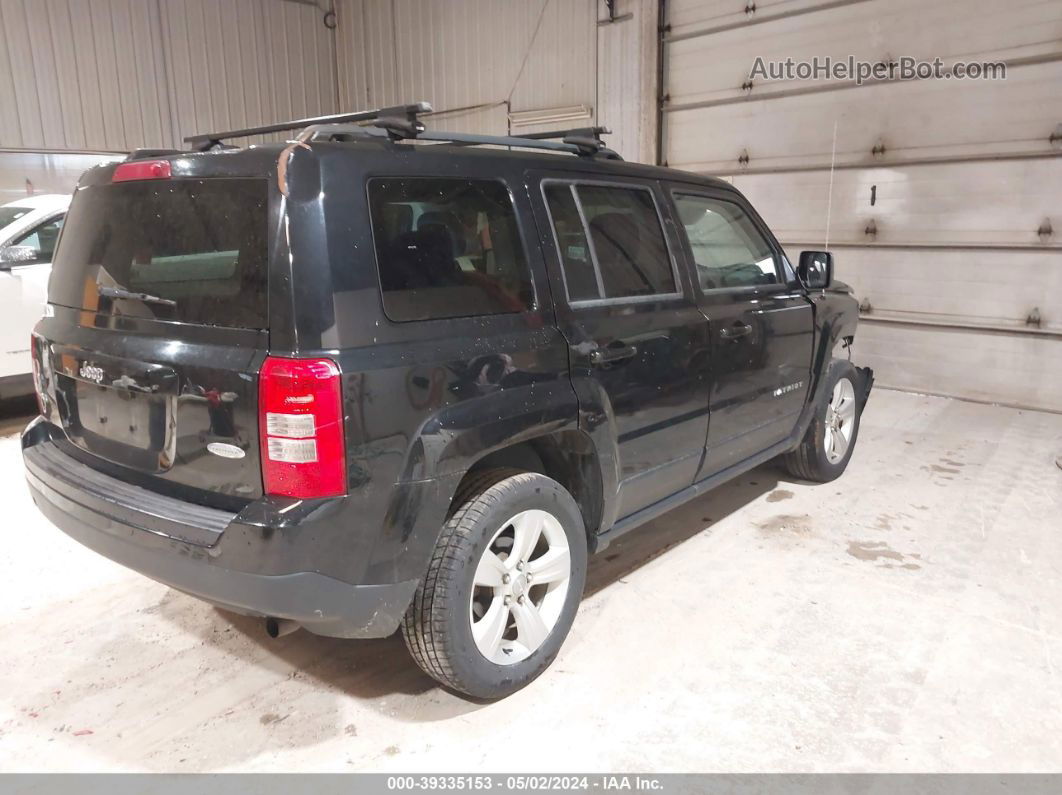 2014 Jeep Patriot Latitude Черный vin: 1C4NJRFB4ED689198