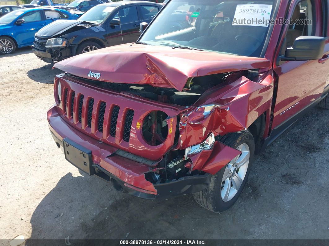 2014 Jeep Patriot Latitude Red vin: 1C4NJRFB4ED792928