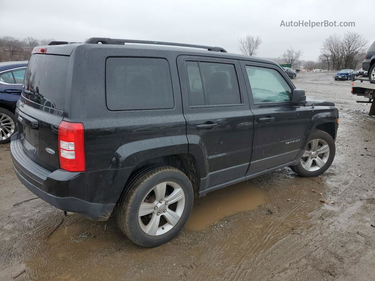 2016 Jeep Patriot Latitude Black vin: 1C4NJRFB4GD782158