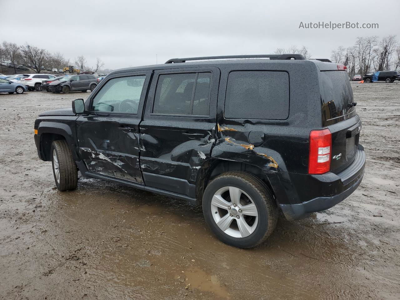 2016 Jeep Patriot Latitude Black vin: 1C4NJRFB4GD782158