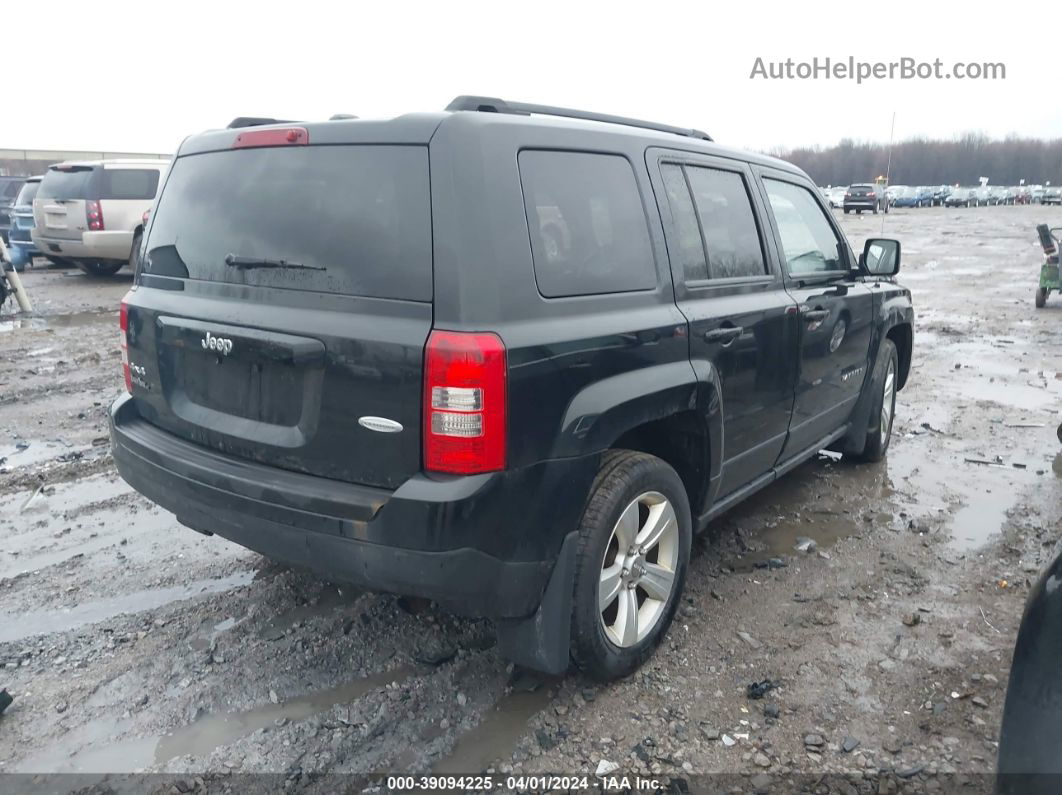 2014 Jeep Patriot Latitude Black vin: 1C4NJRFB5ED601839