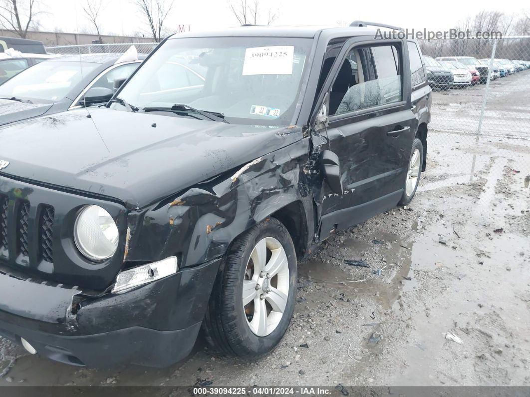 2014 Jeep Patriot Latitude Черный vin: 1C4NJRFB5ED601839