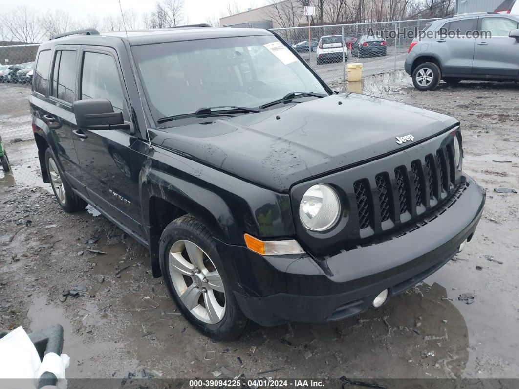 2014 Jeep Patriot Latitude Black vin: 1C4NJRFB5ED601839