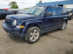 2014 Jeep Patriot Latitude Синий vin: 1C4NJRFB5ED716831