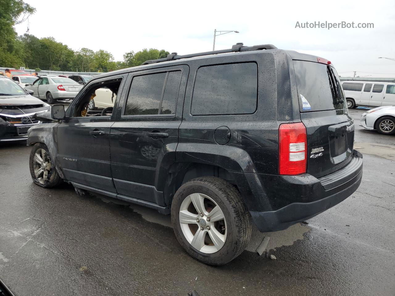 2014 Jeep Patriot Latitude Черный vin: 1C4NJRFB5ED742555