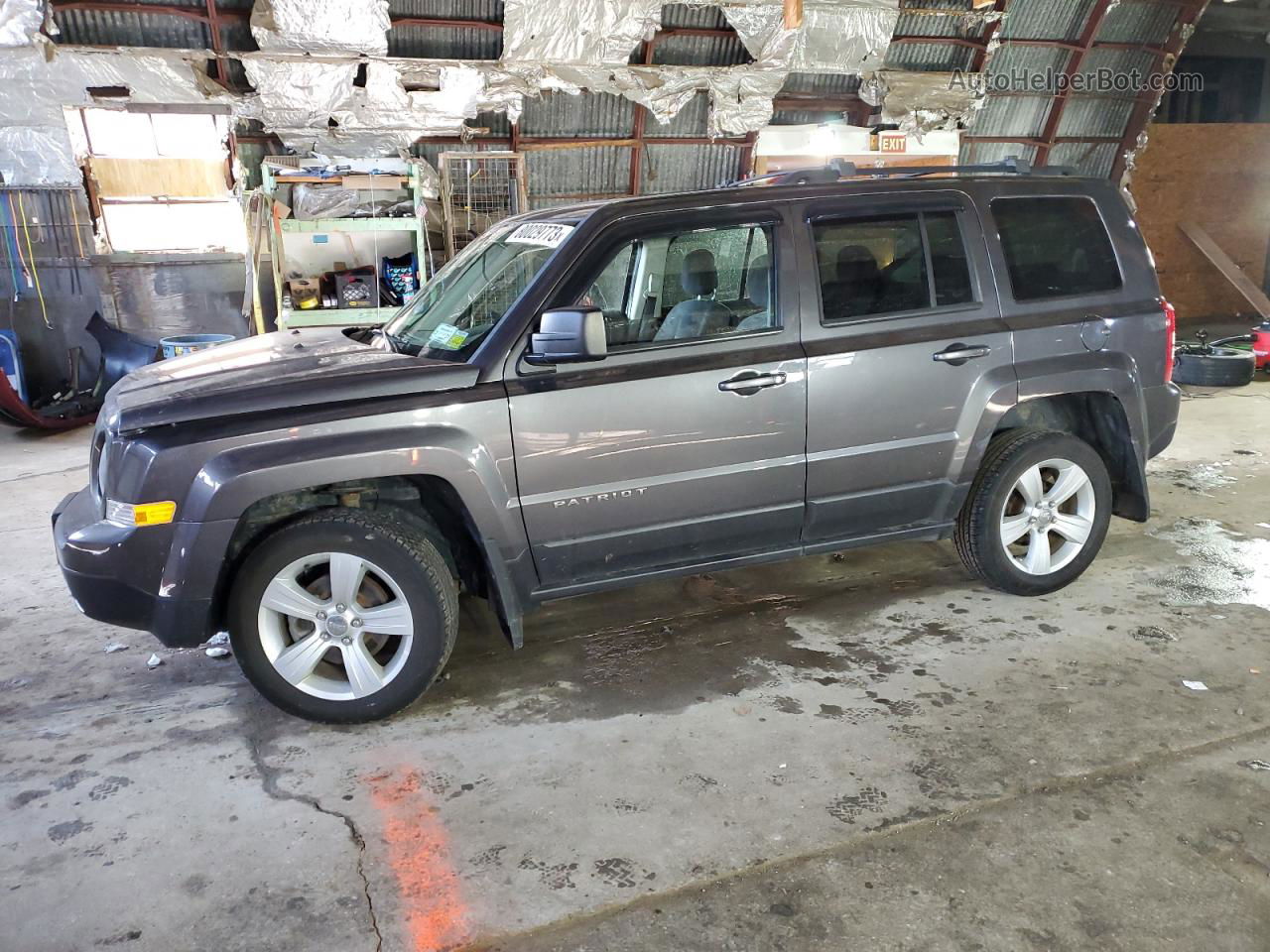 2014 Jeep Patriot Latitude Угольный vin: 1C4NJRFB5ED797863