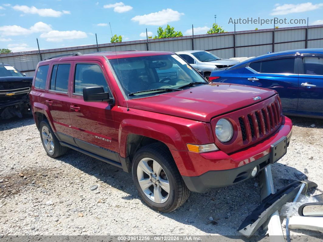 2014 Jeep Patriot Latitude Red vin: 1C4NJRFB5ED871699