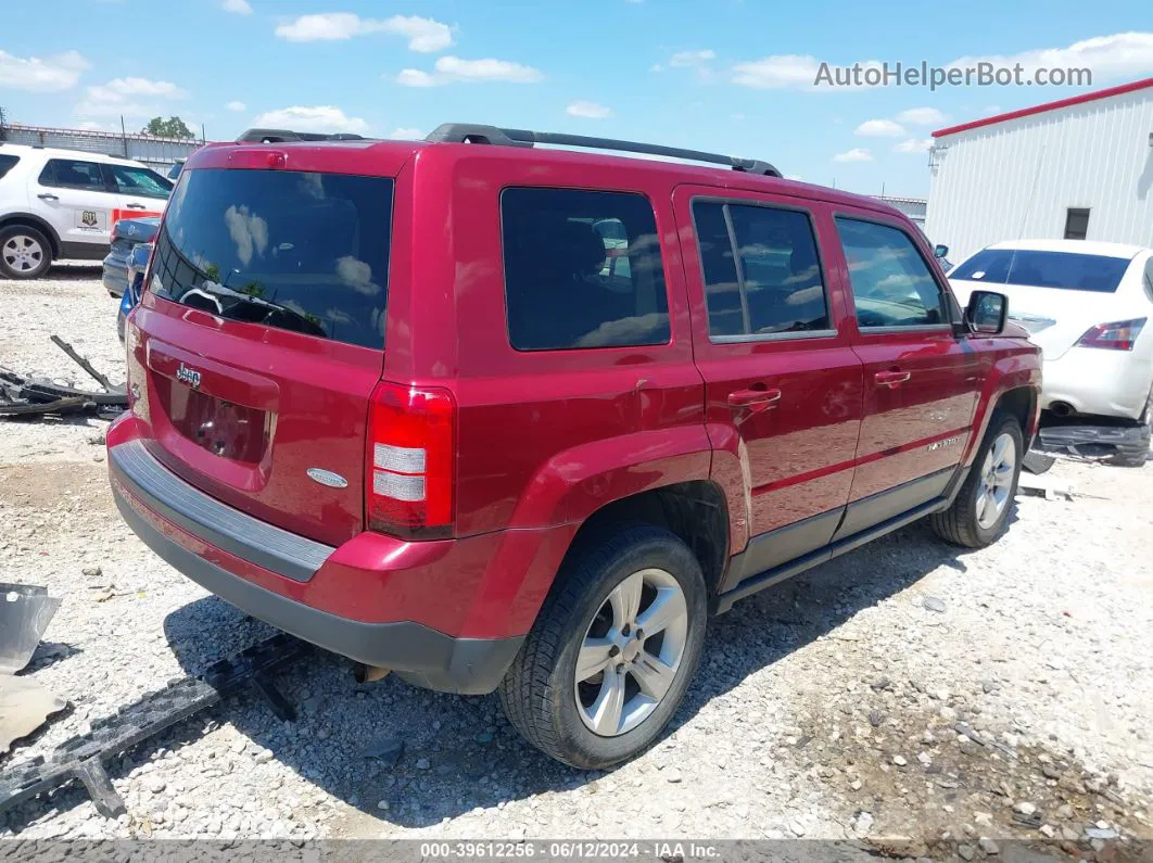 2014 Jeep Patriot Latitude Red vin: 1C4NJRFB5ED871699