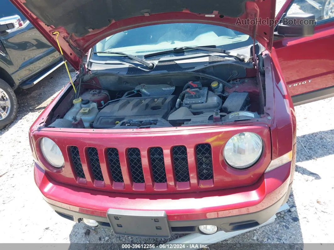 2014 Jeep Patriot Latitude Красный vin: 1C4NJRFB5ED871699