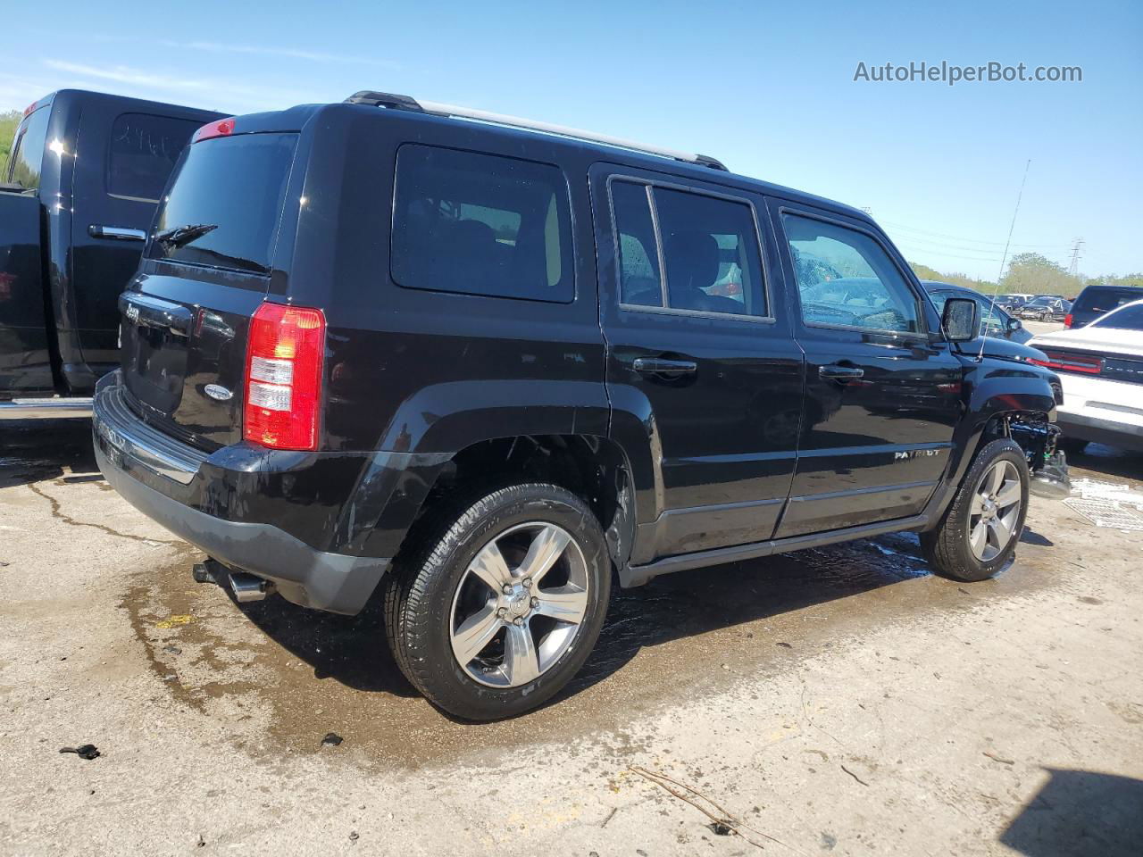 2016 Jeep Patriot Latitude Black vin: 1C4NJRFB5GD501145