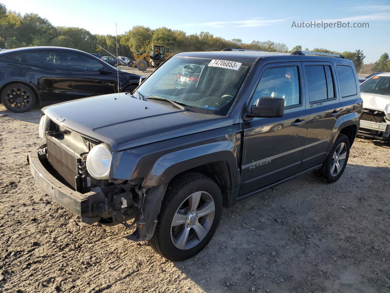 2016 Jeep Patriot Latitude Charcoal vin: 1C4NJRFB5GD814776