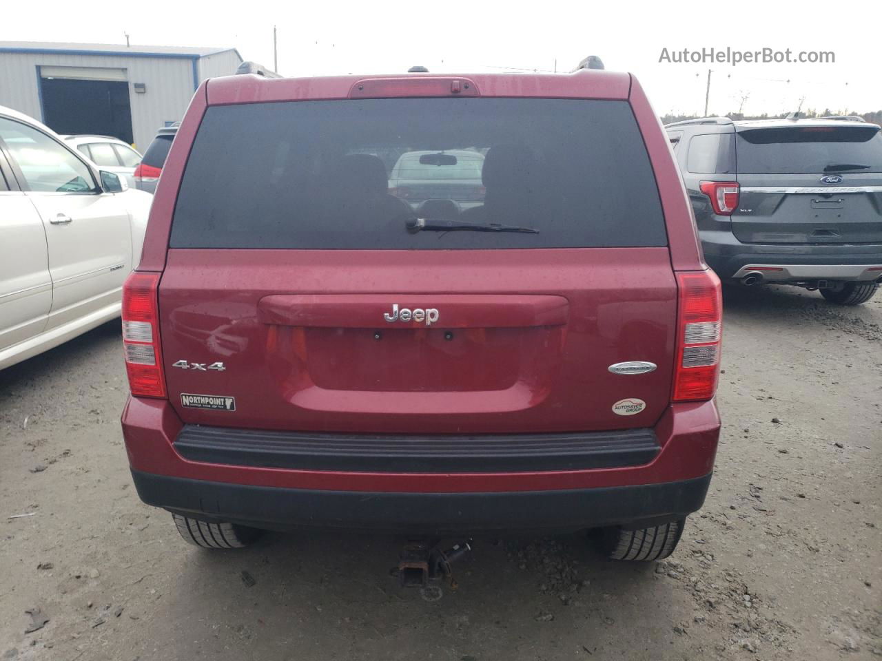 2012 Jeep Patriot Latitude Красный vin: 1C4NJRFB6CD655616