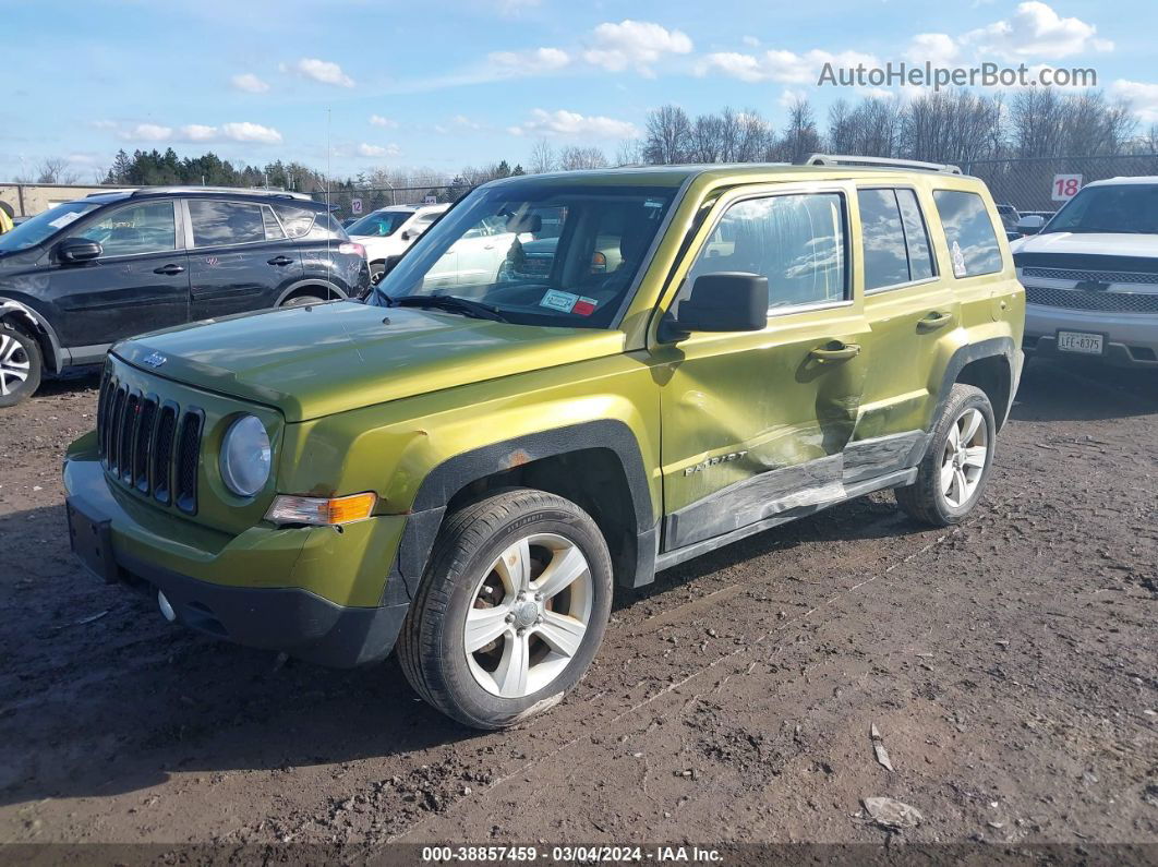 2012 Jeep Patriot Latitude Green vin: 1C4NJRFB6CD655860