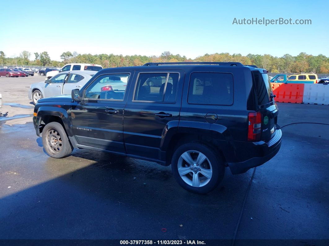 2012 Jeep Patriot Latitude Black vin: 1C4NJRFB6CD696246