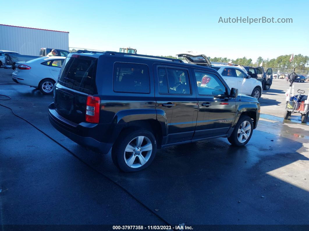 2012 Jeep Patriot Latitude Black vin: 1C4NJRFB6CD696246