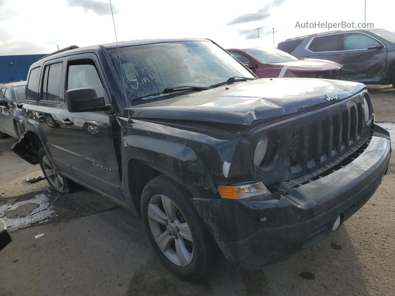 2014 Jeep Patriot Latitude Black vin: 1C4NJRFB6ED510594