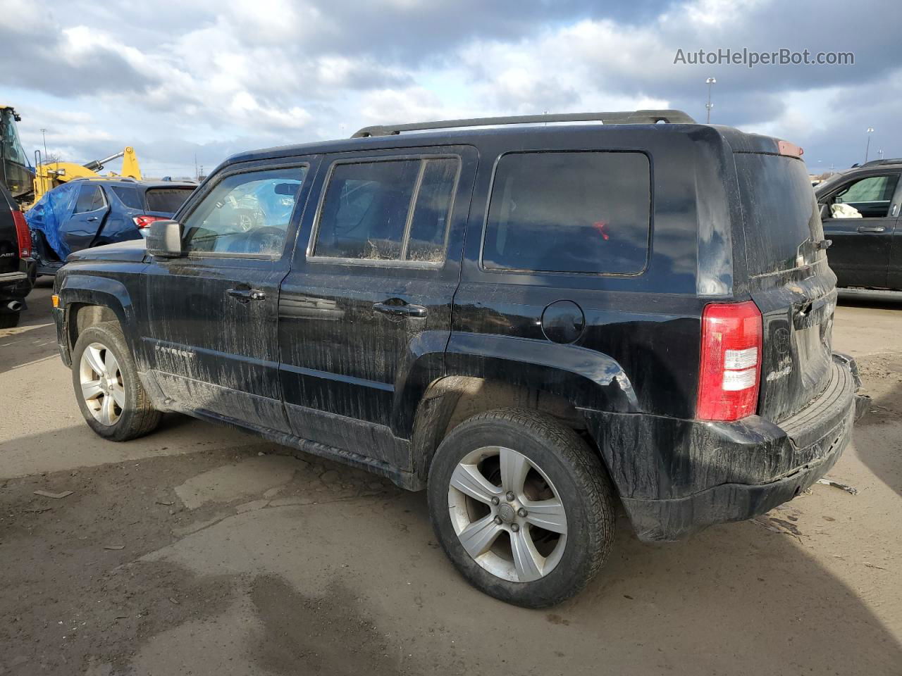 2014 Jeep Patriot Latitude Black vin: 1C4NJRFB6ED510594