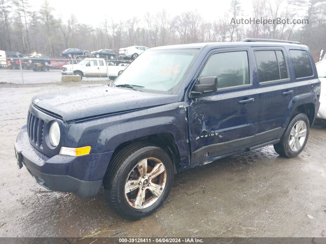 2014 Jeep Patriot Latitude Dark Blue vin: 1C4NJRFB6ED528660