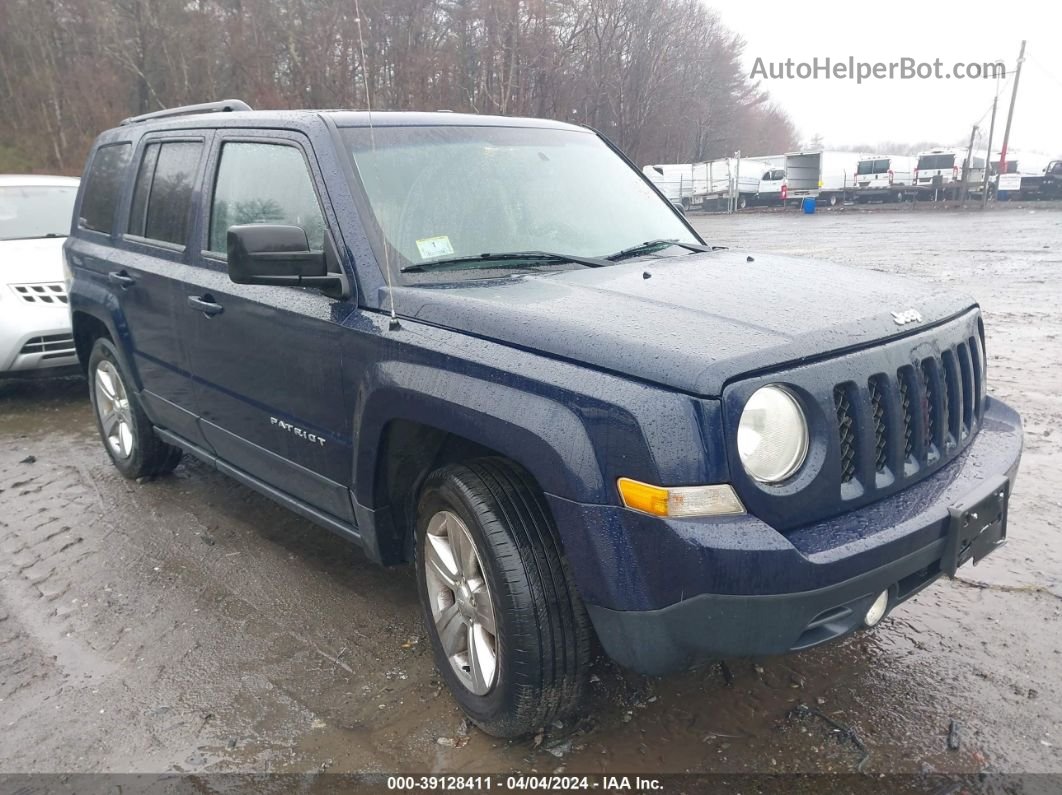 2014 Jeep Patriot Latitude Dark Blue vin: 1C4NJRFB6ED528660