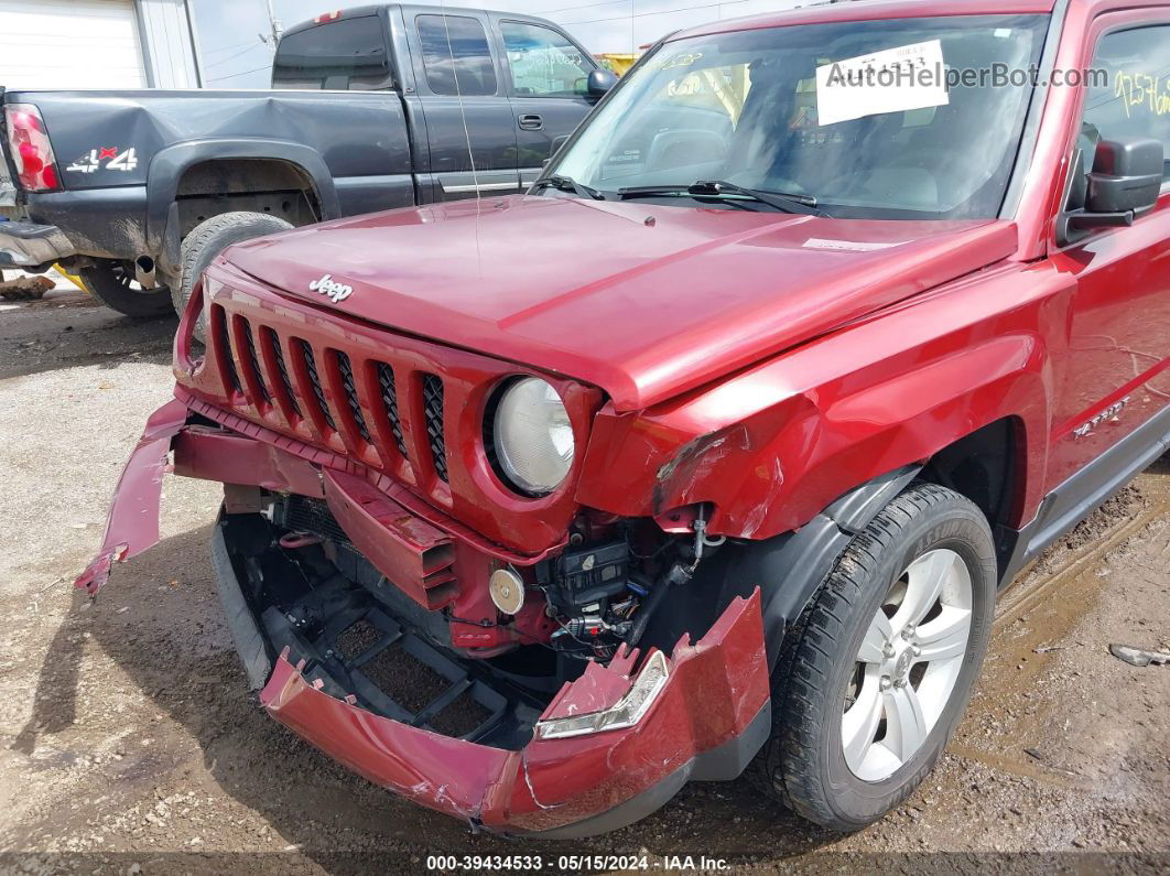 2014 Jeep Patriot Latitude Red vin: 1C4NJRFB6ED549315