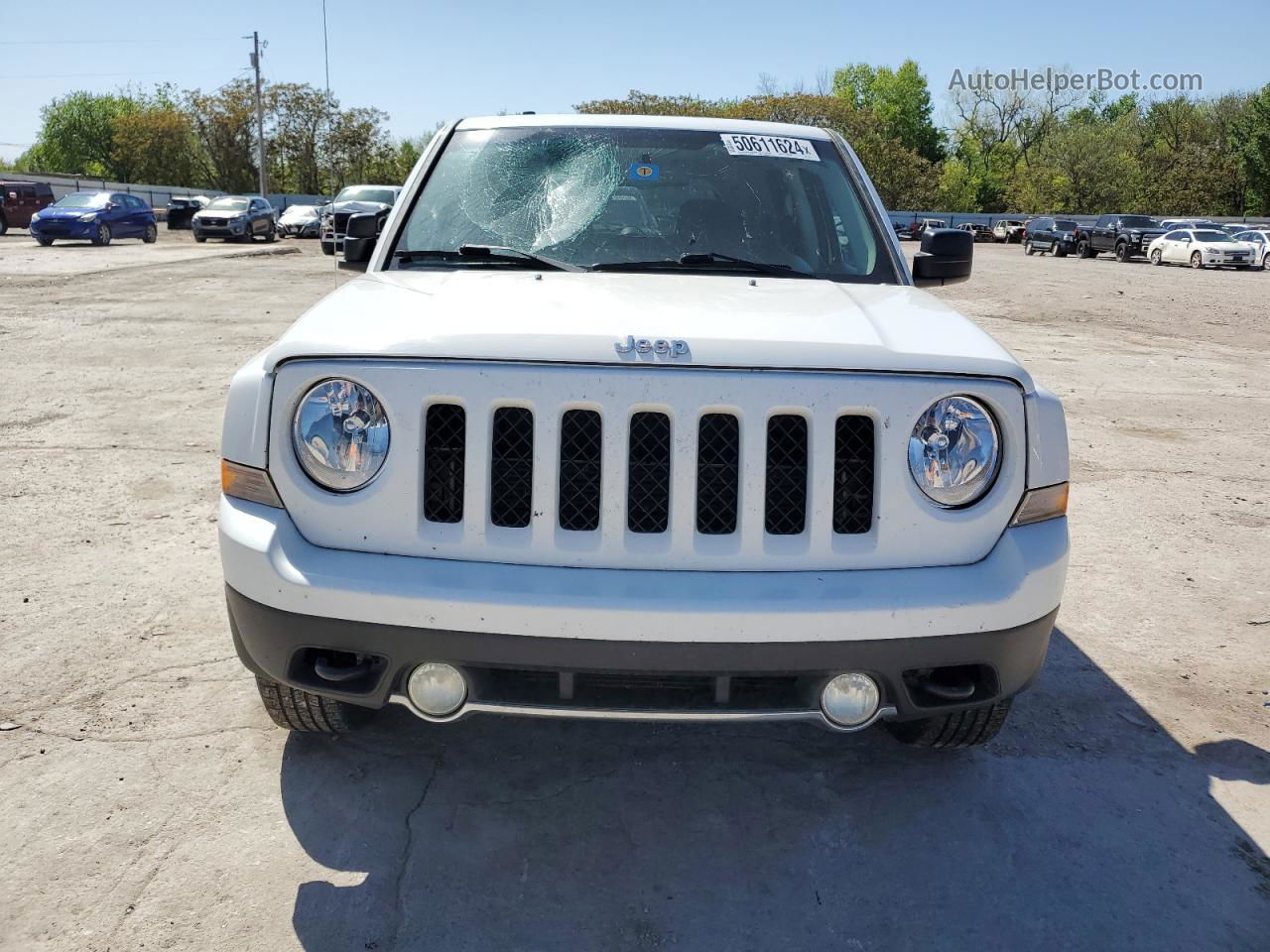 2014 Jeep Patriot Latitude Белый vin: 1C4NJRFB6ED588762