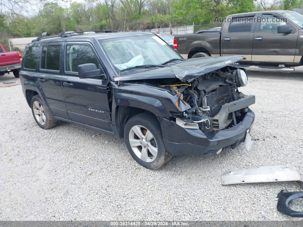 2014 Jeep Patriot Latitude Черный vin: 1C4NJRFB6ED792929