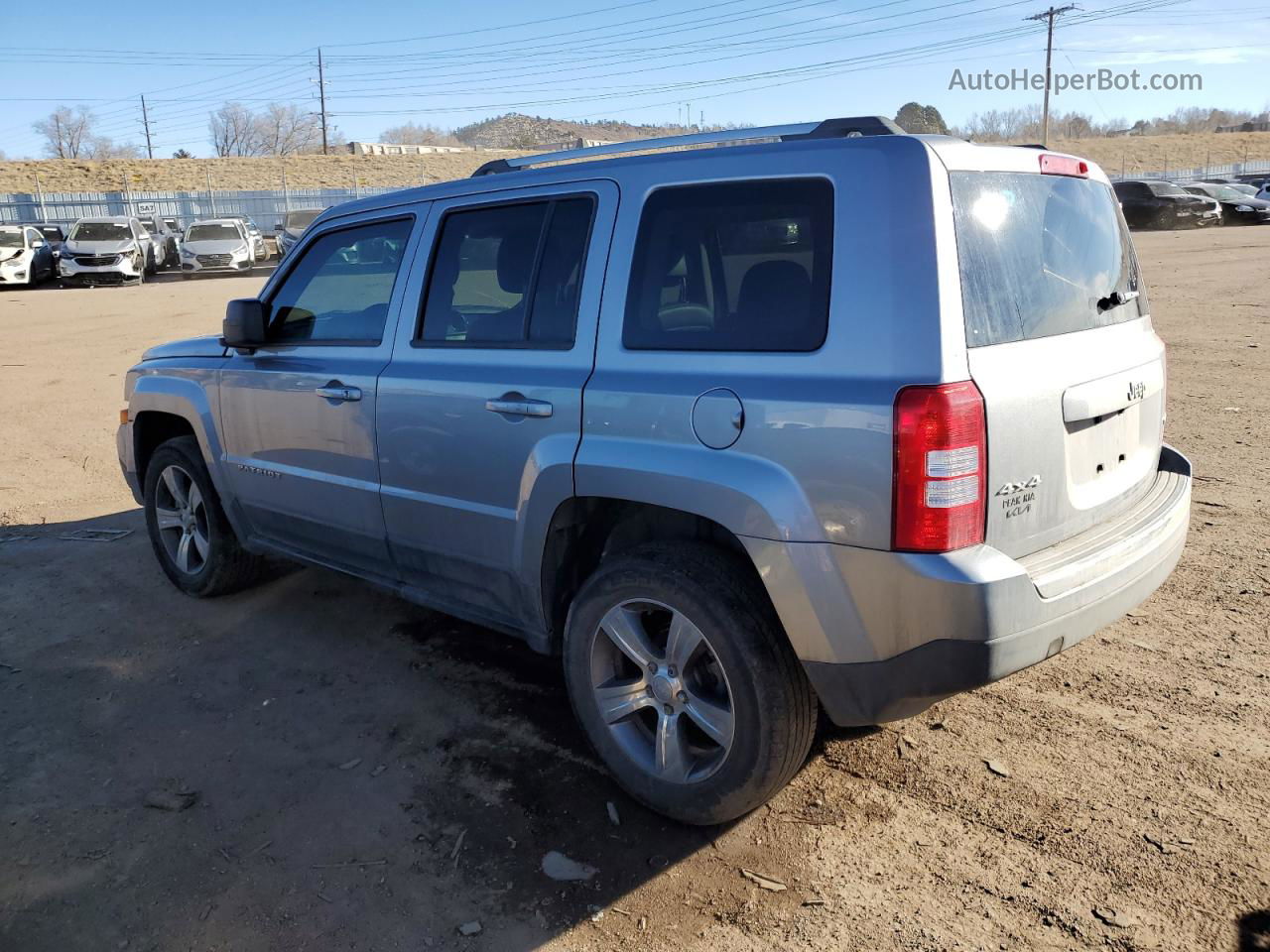 2016 Jeep Patriot Latitude Серебряный vin: 1C4NJRFB6GD651295