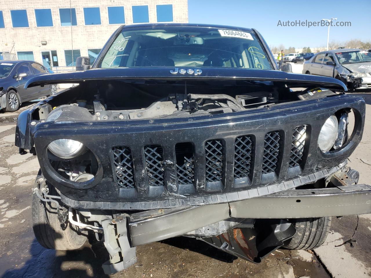 2016 Jeep Patriot Latitude Black vin: 1C4NJRFB6GD672700