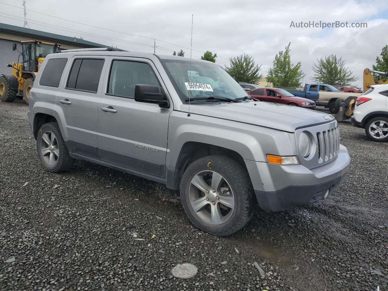 2016 Jeep Patriot Latitude Silver vin: 1C4NJRFB6GD696981