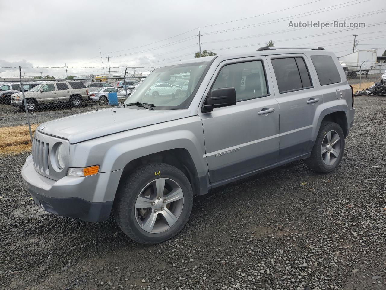 2016 Jeep Patriot Latitude Silver vin: 1C4NJRFB6GD696981