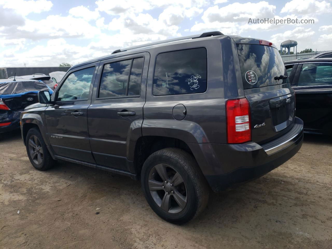 2016 Jeep Patriot Latitude Серый vin: 1C4NJRFB6GD733933