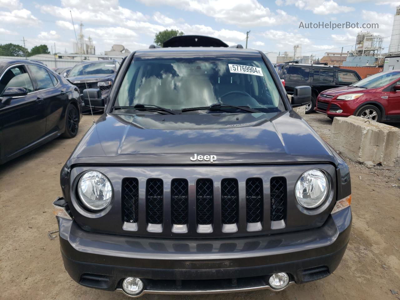 2016 Jeep Patriot Latitude Серый vin: 1C4NJRFB6GD733933