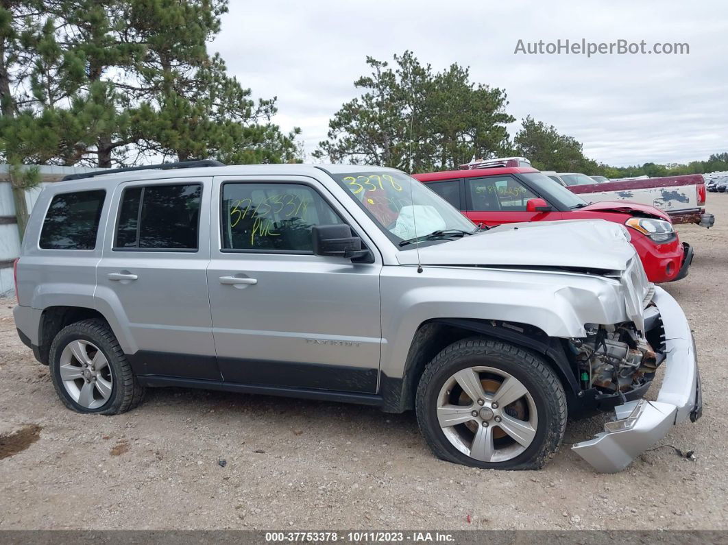 2012 Jeep Patriot Latitude Silver vin: 1C4NJRFB7CD658444