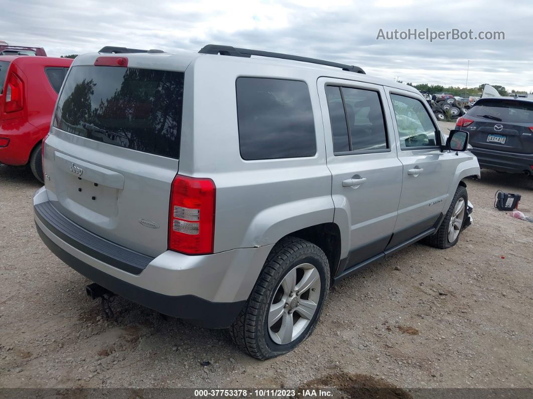 2012 Jeep Patriot Latitude Silver vin: 1C4NJRFB7CD658444