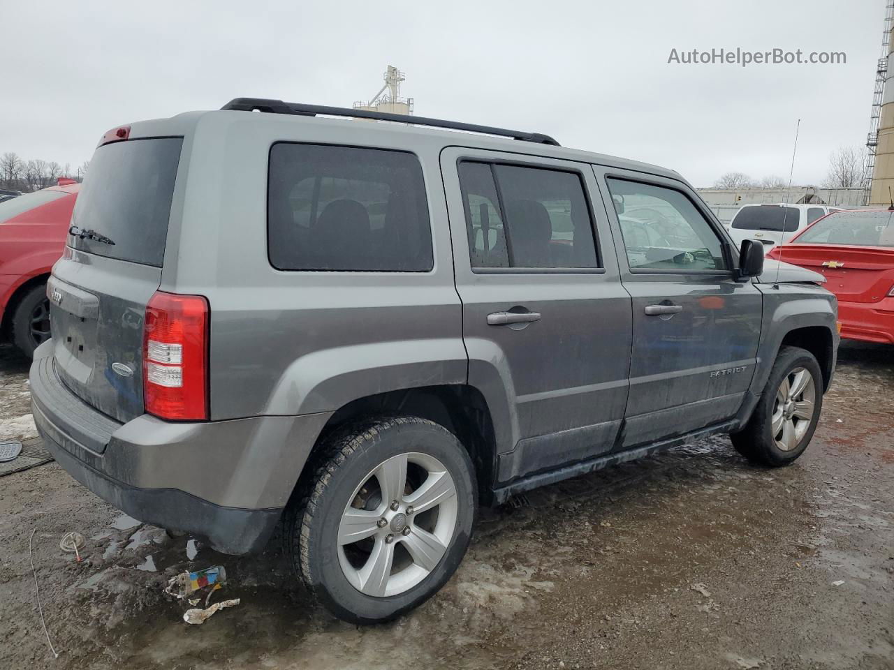 2014 Jeep Patriot Latitude Gray vin: 1C4NJRFB7ED500768