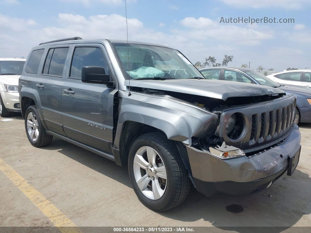 2014 Jeep Patriot Latitude Gray vin: 1C4NJRFB7ED616035