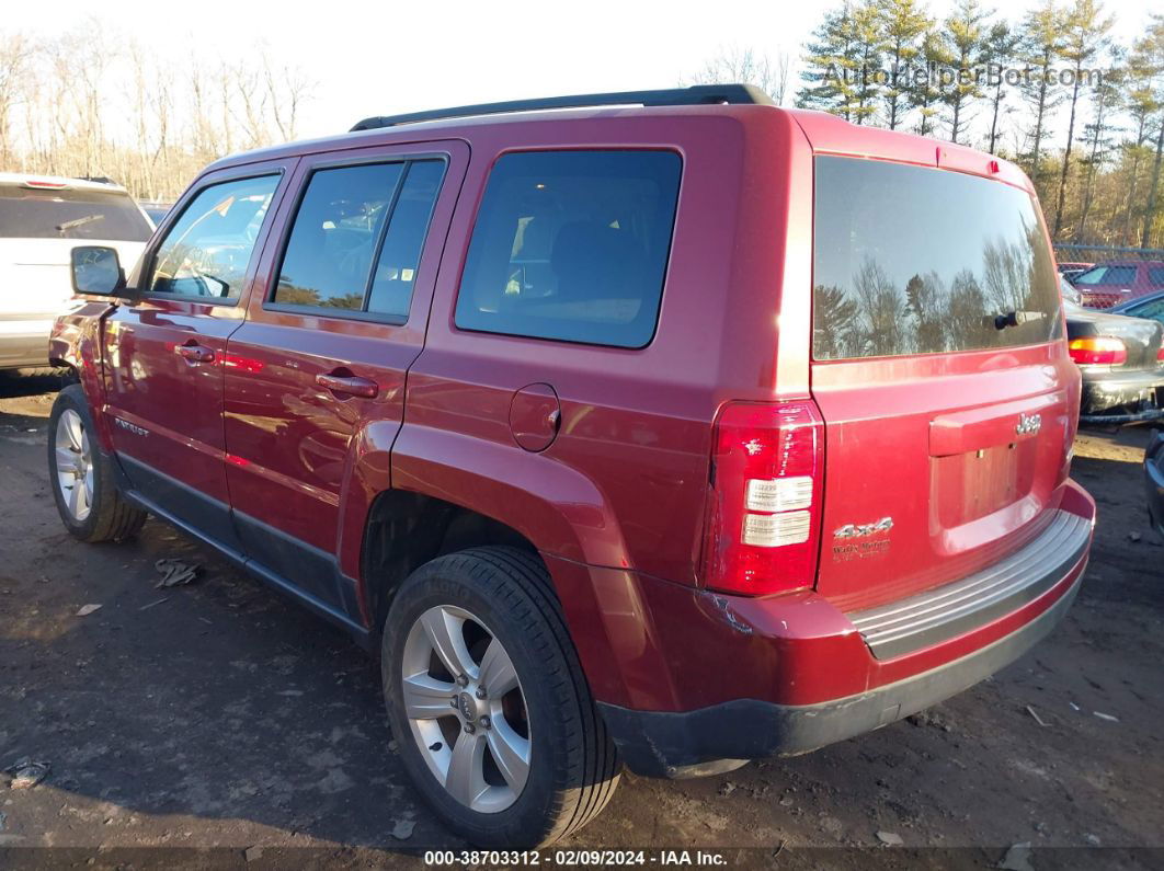 2014 Jeep Patriot Latitude Red vin: 1C4NJRFB7ED717396