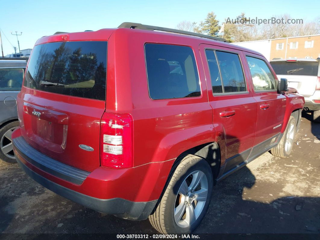 2014 Jeep Patriot Latitude Red vin: 1C4NJRFB7ED717396