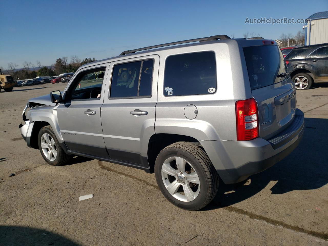 2014 Jeep Patriot Latitude Silver vin: 1C4NJRFB7ED817370