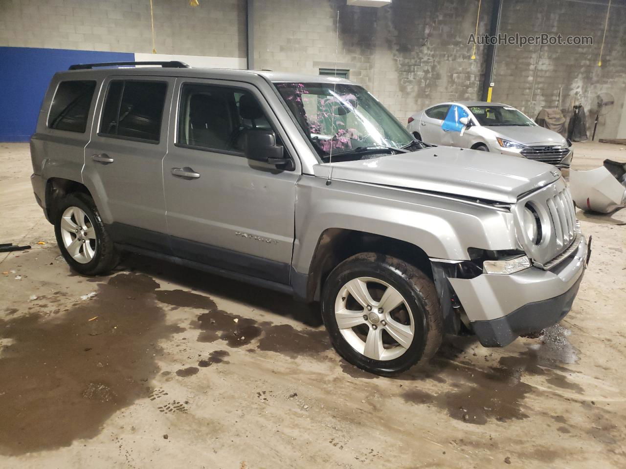 2014 Jeep Patriot Latitude Silver vin: 1C4NJRFB7ED885152