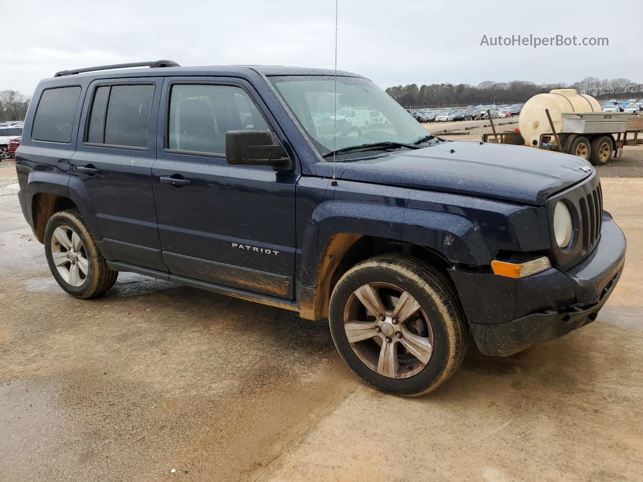 2014 Jeep Patriot Latitude Blue vin: 1C4NJRFB7ED892084