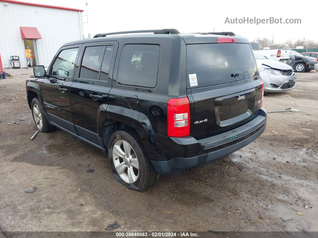 2016 Jeep Patriot Latitude Черный vin: 1C4NJRFB7GD758792