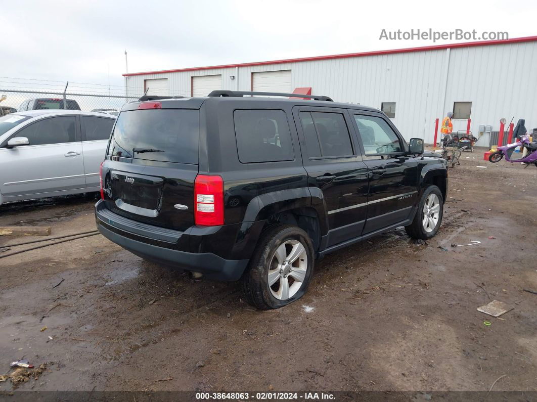 2016 Jeep Patriot Latitude Черный vin: 1C4NJRFB7GD758792