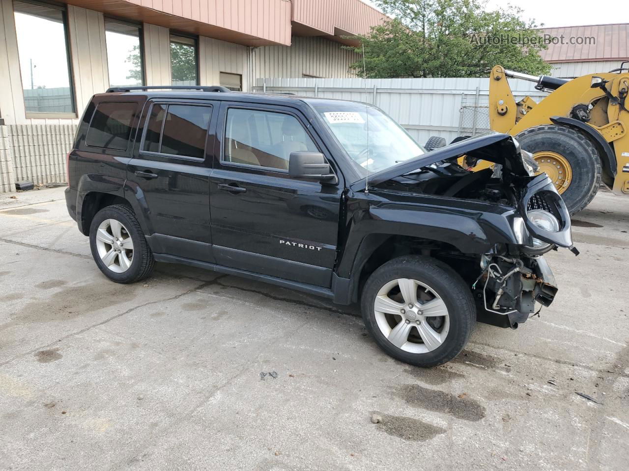 2012 Jeep Patriot Latitude Black vin: 1C4NJRFB8CD659053