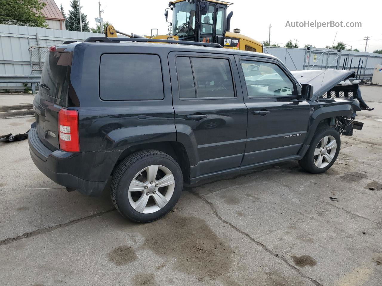 2012 Jeep Patriot Latitude Black vin: 1C4NJRFB8CD659053