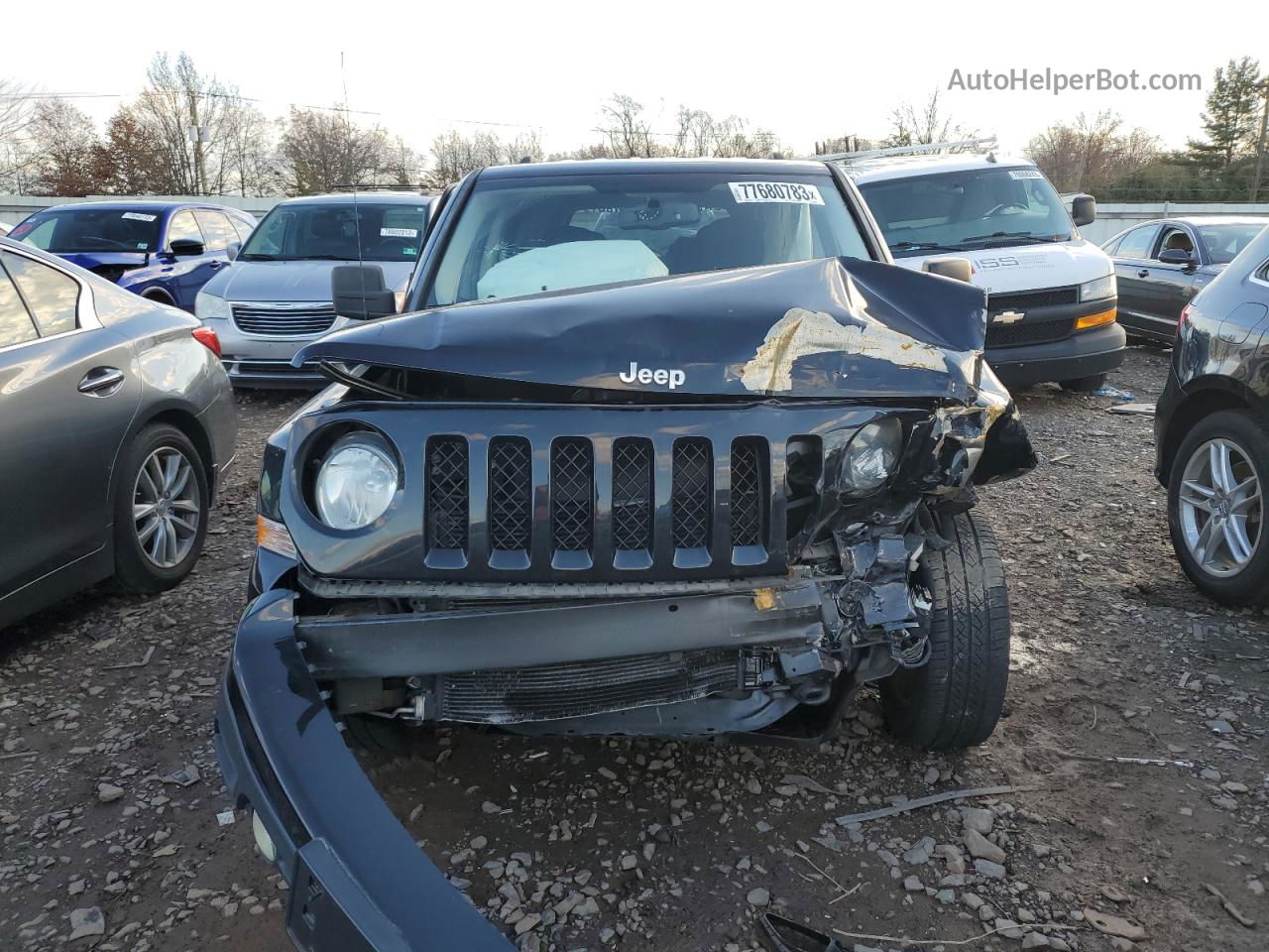 2014 Jeep Patriot Latitude Black vin: 1C4NJRFB8ED531219