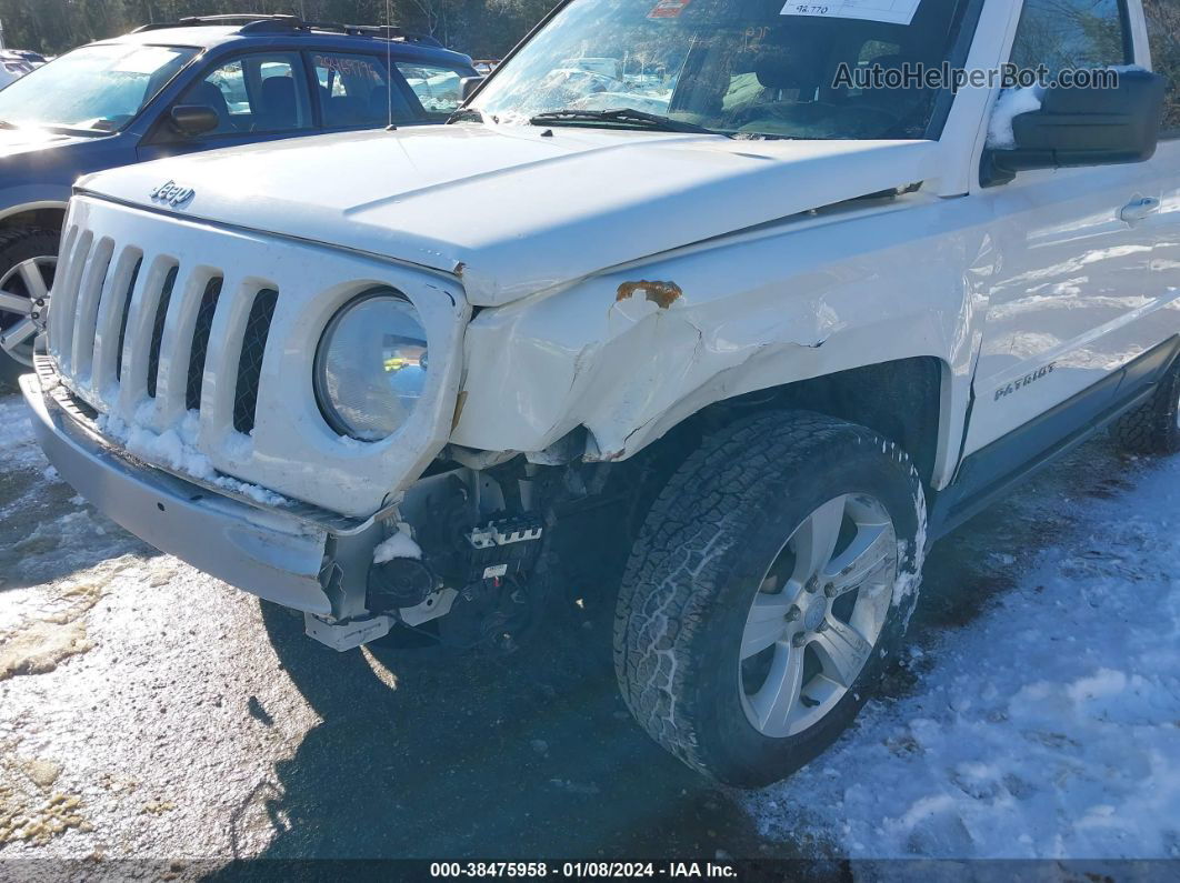 2014 Jeep Patriot Latitude White vin: 1C4NJRFB8ED792205